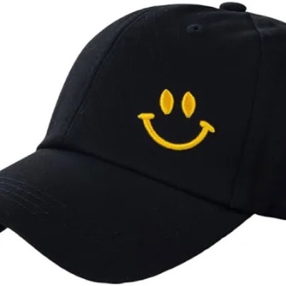 Unisex Smiley Face Baseball Cap The smiley face baseball cap makes - Picture 2 of 4